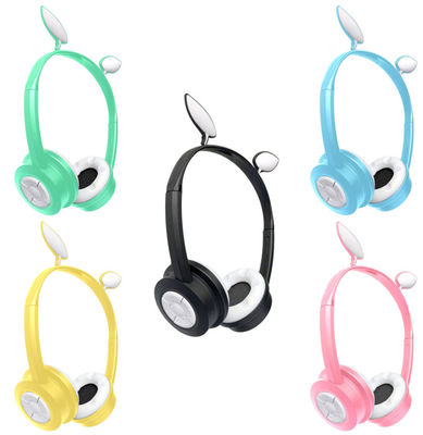 Nouveau casque d'annulation de bruit de LED Bluetooth Cat Ear Wireless Headsets Foldable avec la MIC